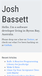 Mobile Screenshot of joshbassett.info